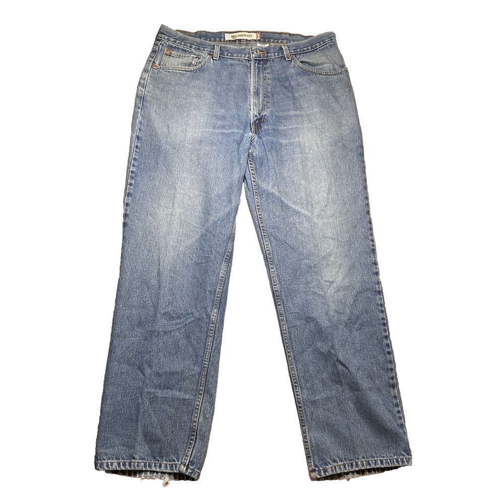 Levis 550 Relaxed Fit (Fits 38x31) Blue Denim Tapered Grunge Y2K Baggy